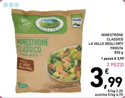 Spazio Conad Minestrone classico LA VALLE DEGLI ORTI offerta