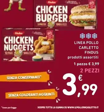 Spazio Conad Linea pollo carletto FINDUS offerta