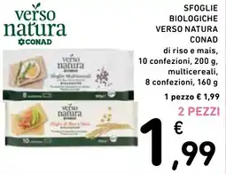 Spazio Conad Sfoglie biologiche verso natura CONAD offerta