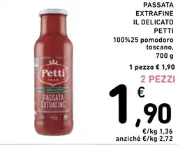 Spazio Conad Passata extrafine il delicato PETTI offerta