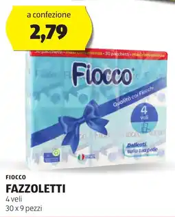 ALDI Fiocco fazzoletti offerta