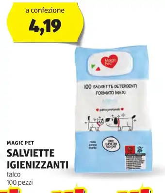 ALDI Magic pet salviette igienizzanti offerta