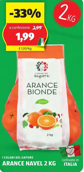 ALDI I colori del sapore arance navel offerta