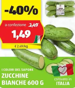 ALDI I colori del sapore zucchine bianche offerta