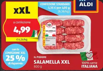 ALDI Il podere salamella XXL offerta