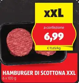 ALDI Hamburger di scottona XXL offerta