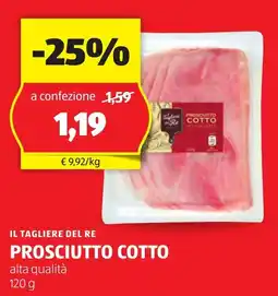 ALDI Prosciutto cotto IL TAGLIERE DEL RE offerta