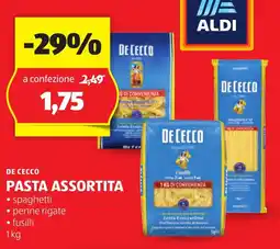 ALDI Pasta assortita DECECCO offerta