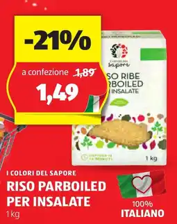 ALDI I COLORI DEL SAPORE Riso parboiled per insalate offerta