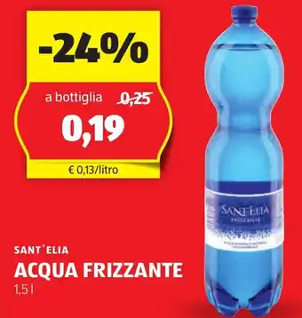 ALDI SANT'ELIA Acqua frizzante offerta