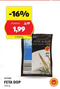 ALDI LYTTOS Feta dop offerta