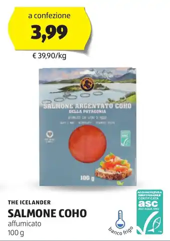 ALDI Salmone coho THE ICELANDER offerta