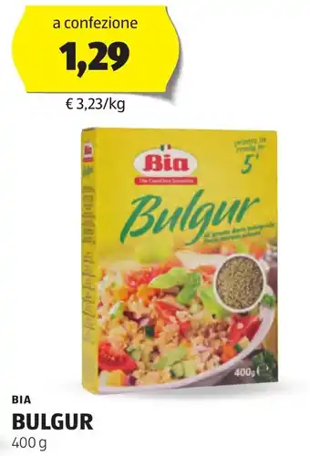 ALDI Bulgur BIA offerta