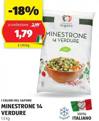 ALDI I COLORI DEL SAPORE Minestrone 14 verdure offerta