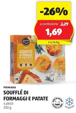 ALDI PRIMANA Soufflé di formaggi e patate offerta