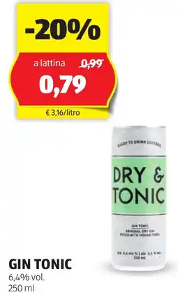 ALDI Gin TONIC offerta