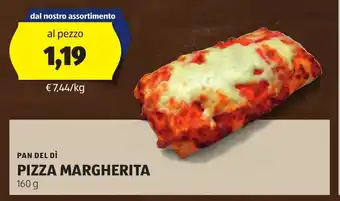 ALDI PAN DEL DÌ Pizza margherita offerta