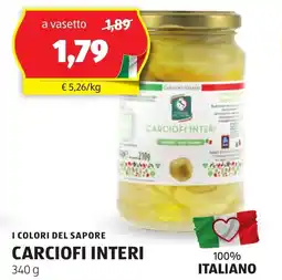 ALDI Carciofi interi I COLORI DEL SAPORE offerta