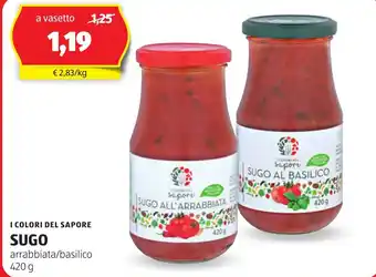 ALDI Sugo I COLORI DEL SAPORE offerta