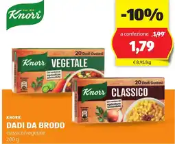 ALDI Dadi da brodo c KNORR offerta