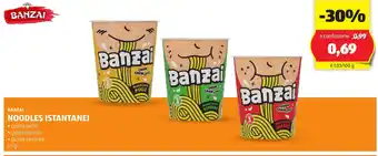 ALDI BANZAI Noodles istantan67 gei offerta