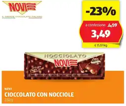 ALDI Cioccolato con nocciole NOVI offerta