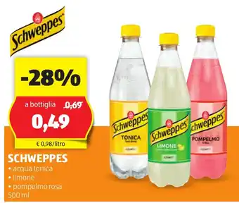 ALDI Schweppes offerta