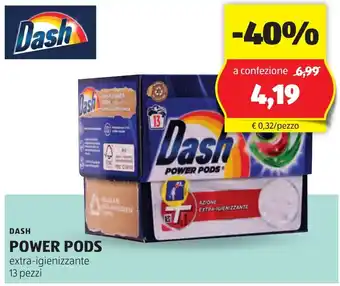 ALDI Power pods DASH offerta