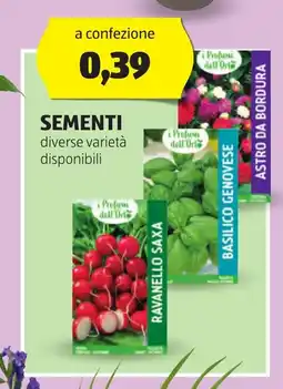 ALDI Sementi offerta