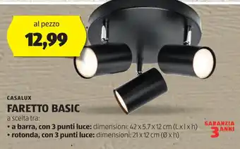 ALDI Faretto basic CASALUX offerta