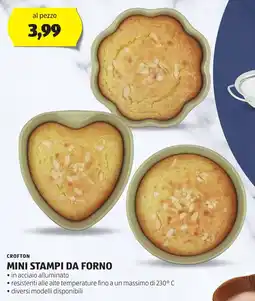 ALDI Mini stampi da forno CROFTON offerta