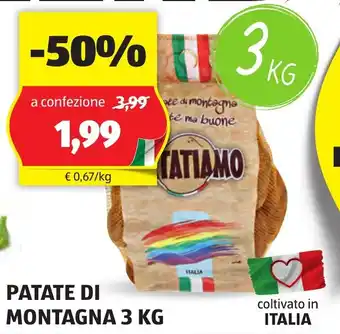 ALDI Patate di montagna offerta