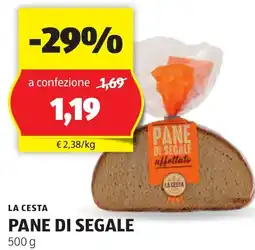 ALDI LA CESTA Pane di segale offerta