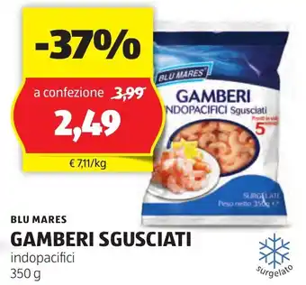 ALDI Gamberi sgusciati BLU MARES offerta