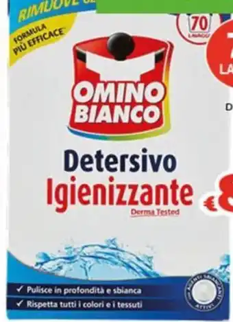 Bernava Detersivo in polvere OMINO BIANCO IGIENIZZANTE offerta