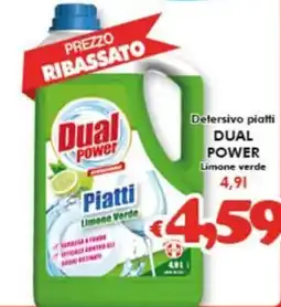 Bernava Detersivo piatti DUAL POWER Limone verde offerta