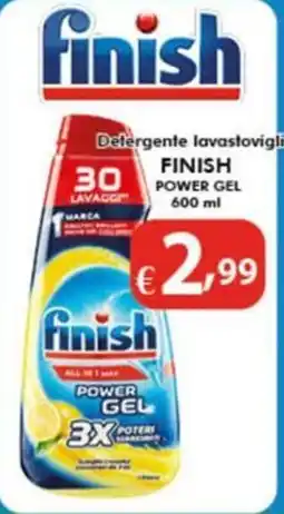 Bernava Detergente lavastoviglie FINISH POWER GEL offerta