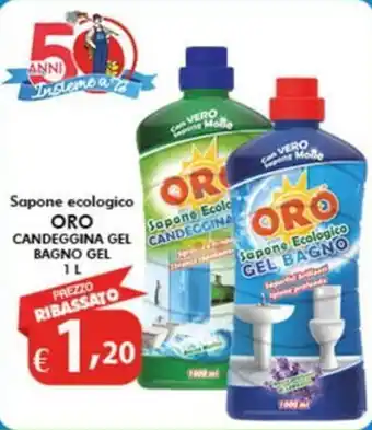 Bernava Sapone ecologico ORO CANDEGGINA GEL BAGNO GEL offerta