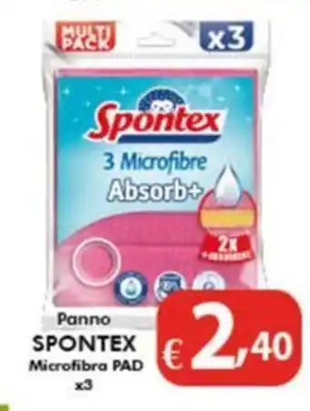 Bernava Panno SPONTEX Microfibra PAD offerta