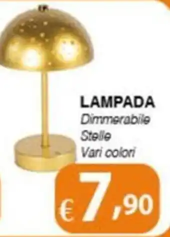 Bernava LAMPADA Dimmerabile Stelle Vari colori offerta