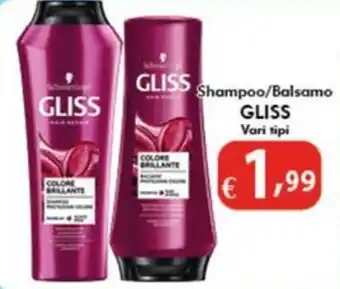 Bernava Shampoo/Balsamo GLISS Vari tipi offerta