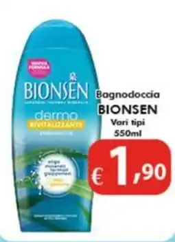 Bernava Bagnodoccia BIONSEN Vari tipi offerta