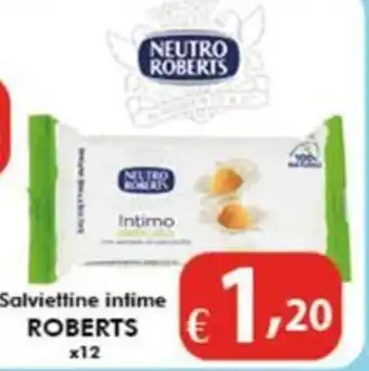 Bernava Salviettine intime ROBERTS offerta