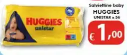 Bernava Salviettine baby HUGGIES UNISTAR offerta