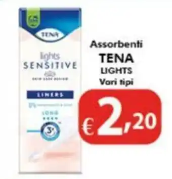 Bernava Assorbenti TENA LIGHTS Vari tipi offerta