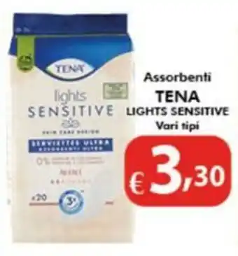 Bernava Assorbenti TENA LIGHTS SENSITIVE Vari tipi offerta