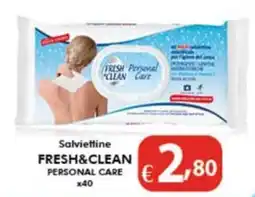 Bernava Salviettine FRESH&CLEAN PERSONAL CARE offerta