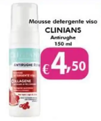 Bernava Mousse detergente viso CLINIANS Antirughe offerta