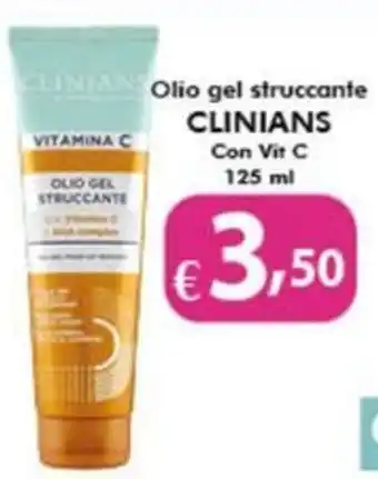 Bernava Olio gel struccante CLINIANS Con Vit C offerta