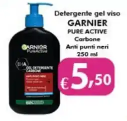 Bernava Detergente gel viso GARNIER PURE ACTIVE Carbone Anti punti neri offerta